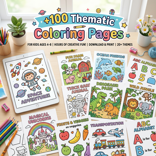 100+ Desenhos para Colorir