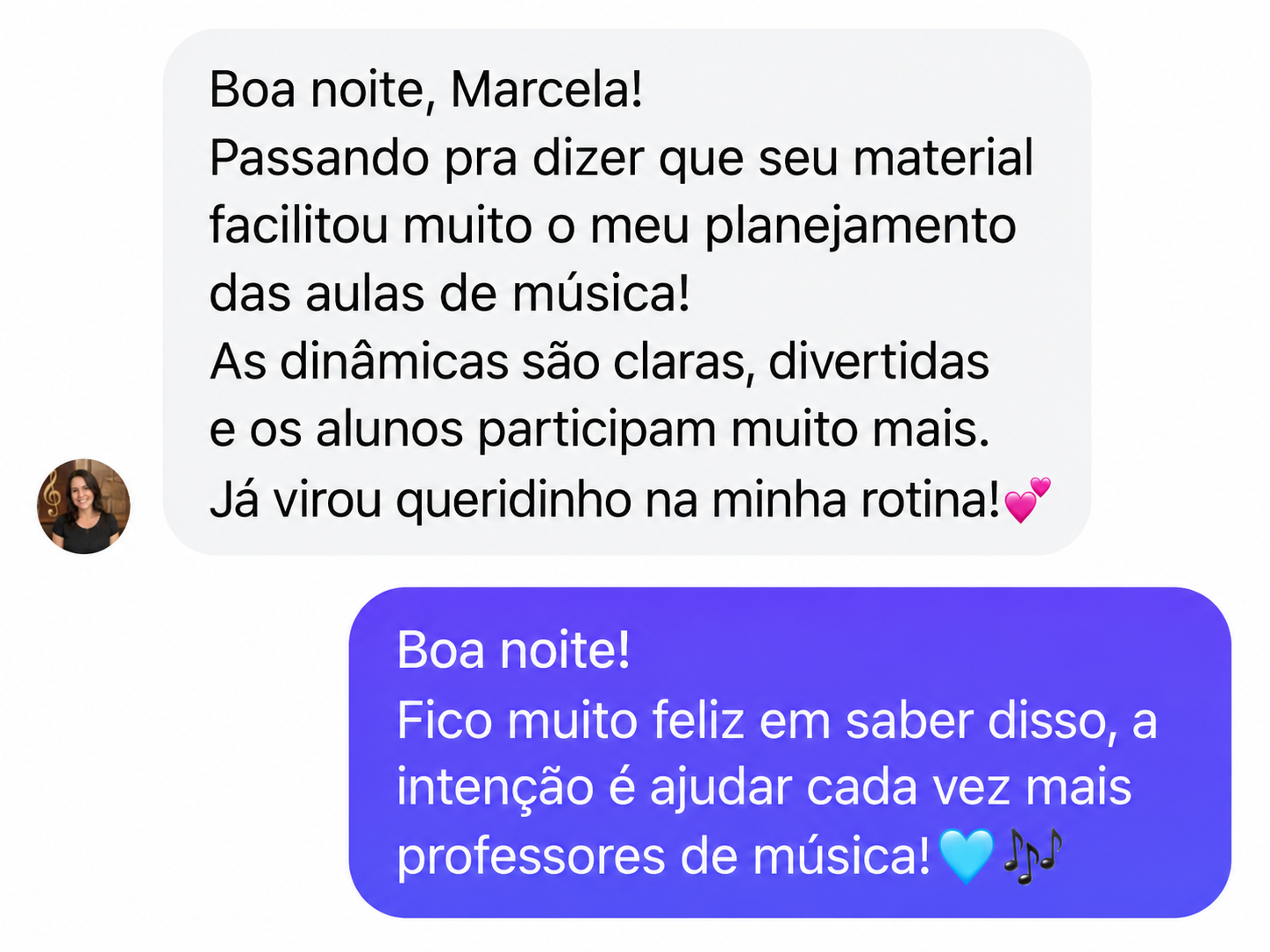 Depoimento de professor